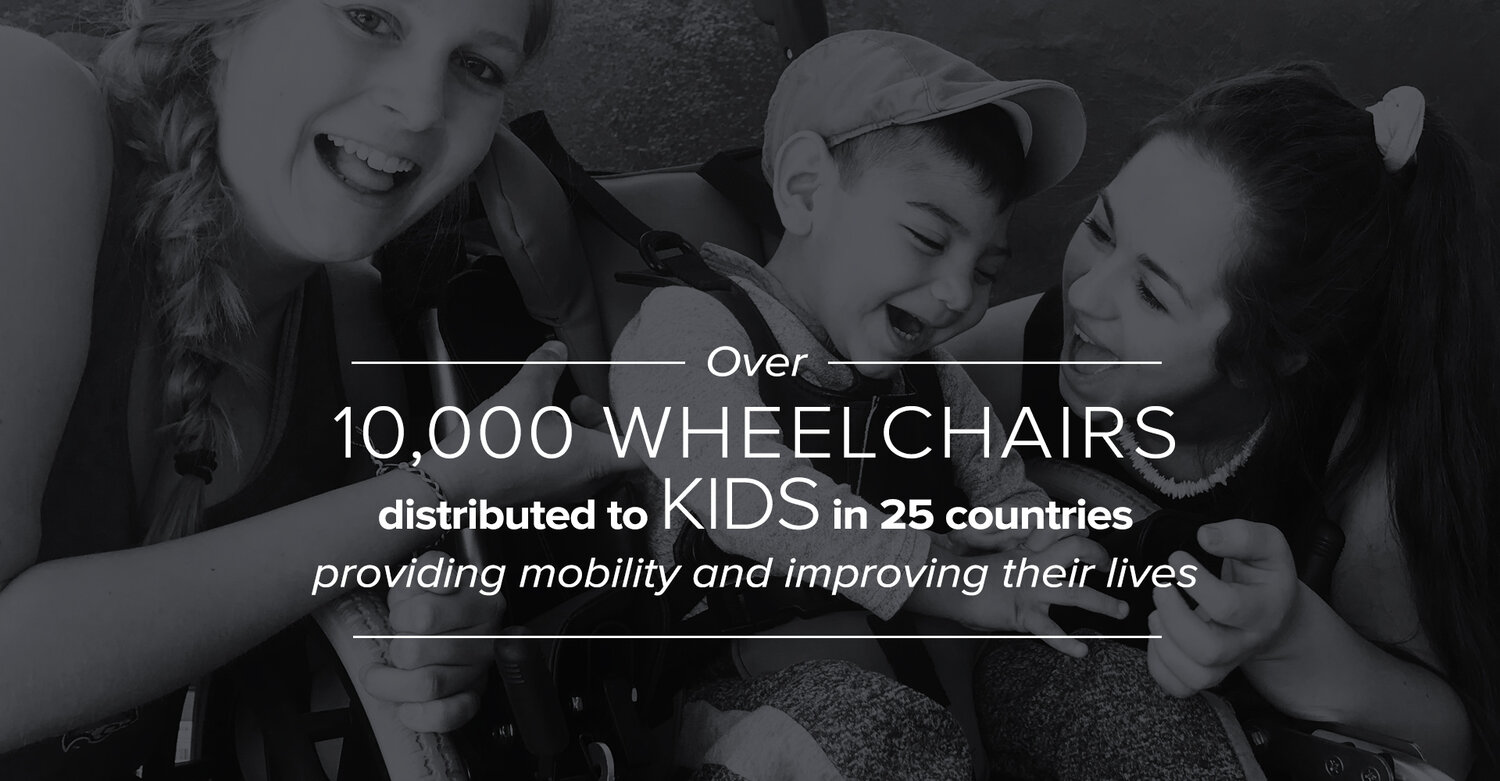 Over 10000 Wheelchairs given away