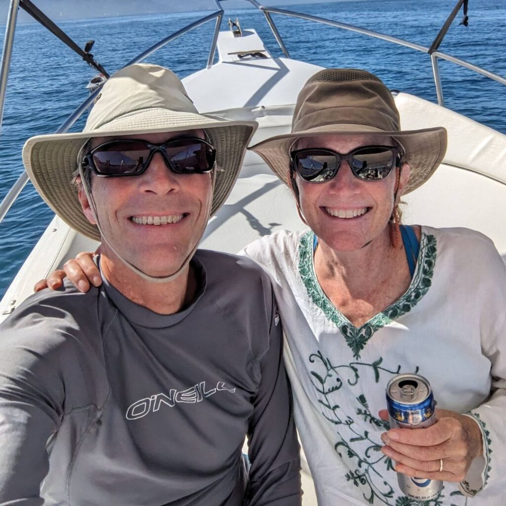 Couple in a boat