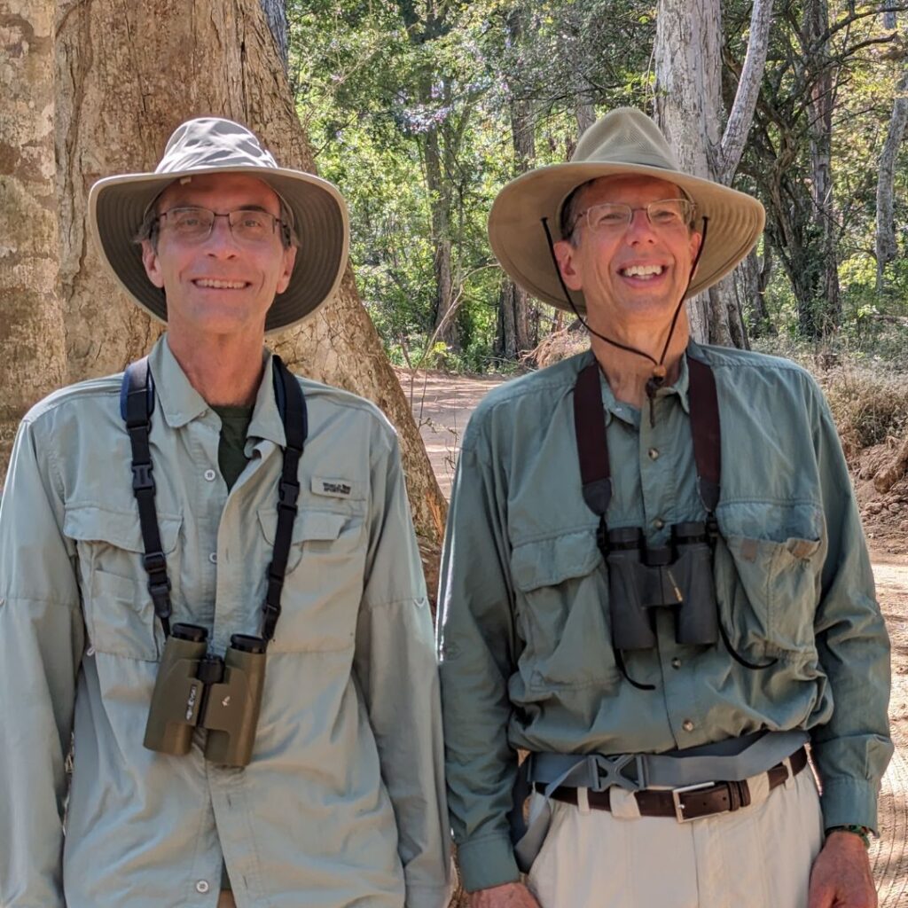 Men out bird watching on a ROC your vacation trip