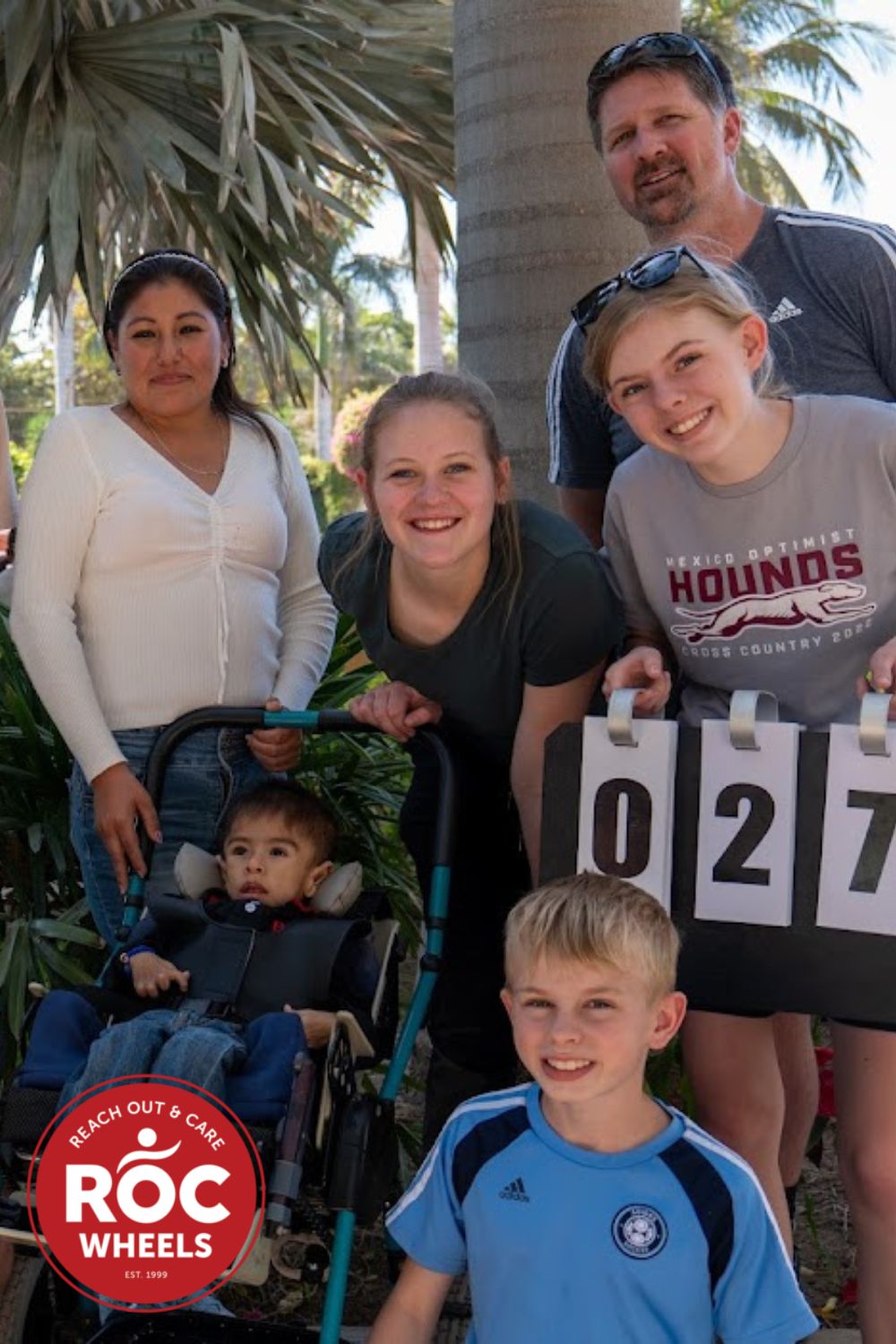 Youth ROC at wheelchair distribution